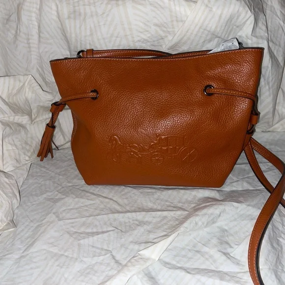 Coach Andy Crossbody With Horse And Carriage in Sunset Orange EUC pristine NC - Picture 5 of 16
